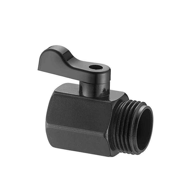 YTX irrigations systems male thread plastic shut- off valve adapter garden hose for sampling valve