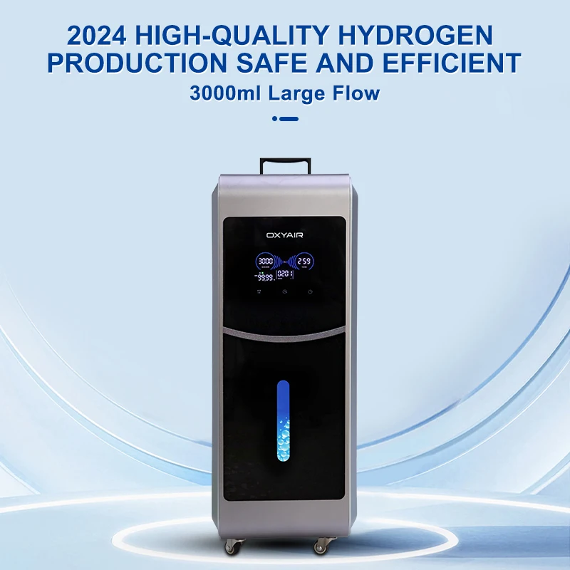 Home Portable H2 Gas Generator Hho Generador De Hidrogeno Oxygen Inhaler Machine 600ml 900ml 3000ml Hydrogen Inhalation Machine
