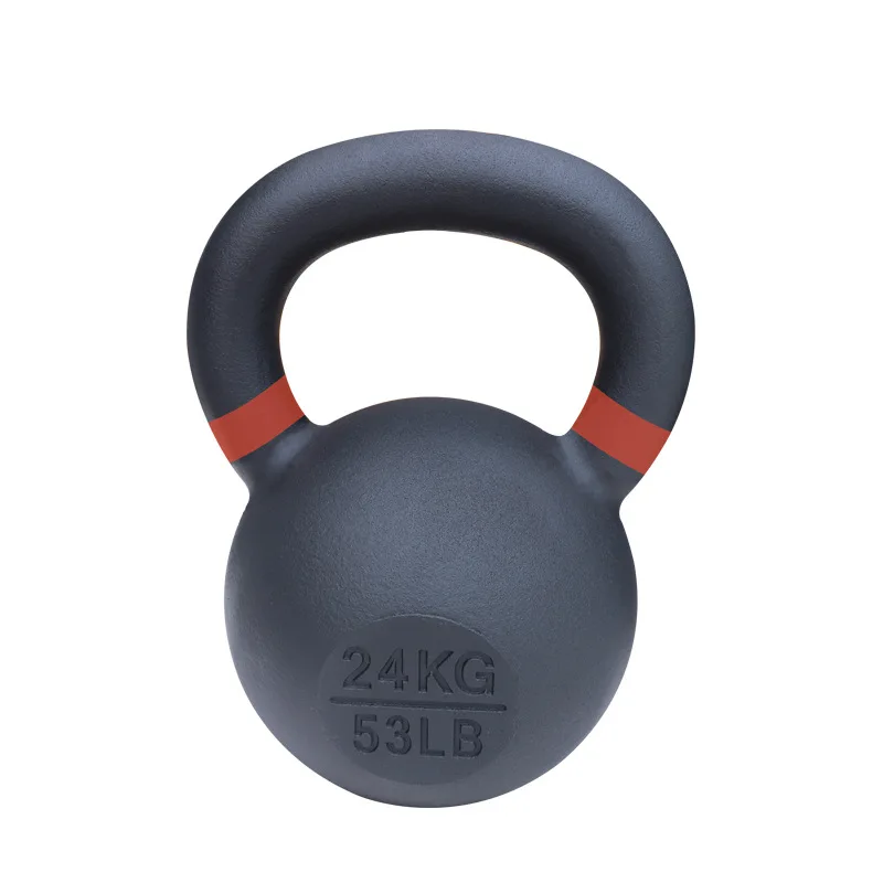 Wholesale Gym Fitness Cast Iron Lifting Equipment Dipped Kettlebell with Handle