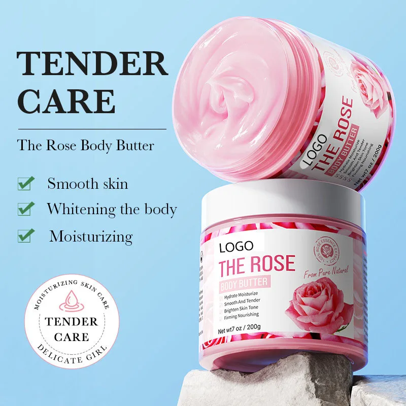 Private Label Organic Fruit Whipped Body Cream Butter Natural Vegan Colorful Body Butter