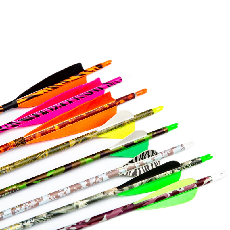 ID3.2 4.2 5.2 6.2mm Archery Carbon Arrow Shafts Compound Recurve Bow Traditional Longbow Hunting Targets