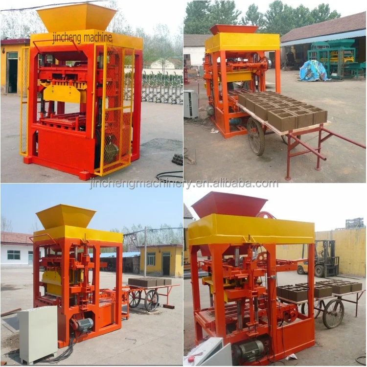 QT4-26 cement brick price in india hollow concrete block making machine