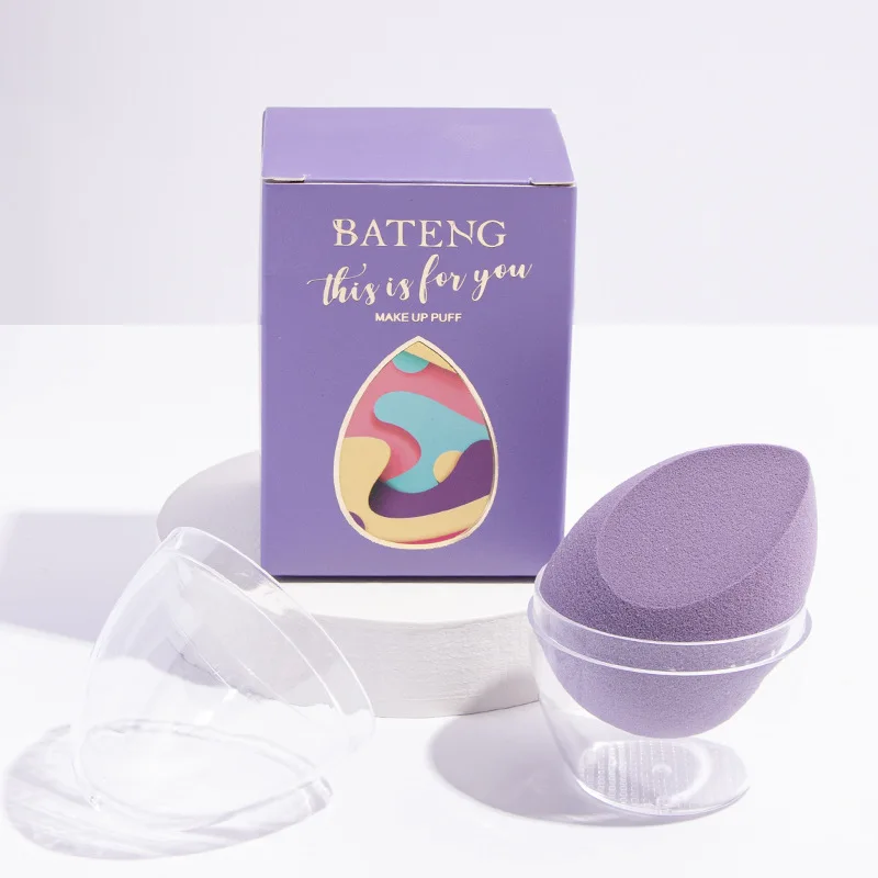 2022 New Arrival Custom Logo  Latex free Beauty Egg Make Up Cosmetic Blender Makeup Sponge