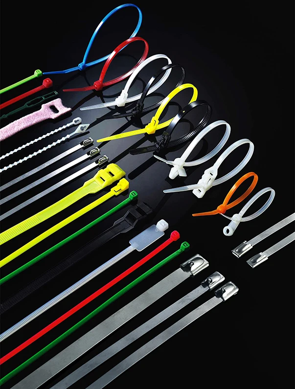 
Factory direct color uv resistant nylon 66 self-locking flexible cable ties nylon plastic zip ties 