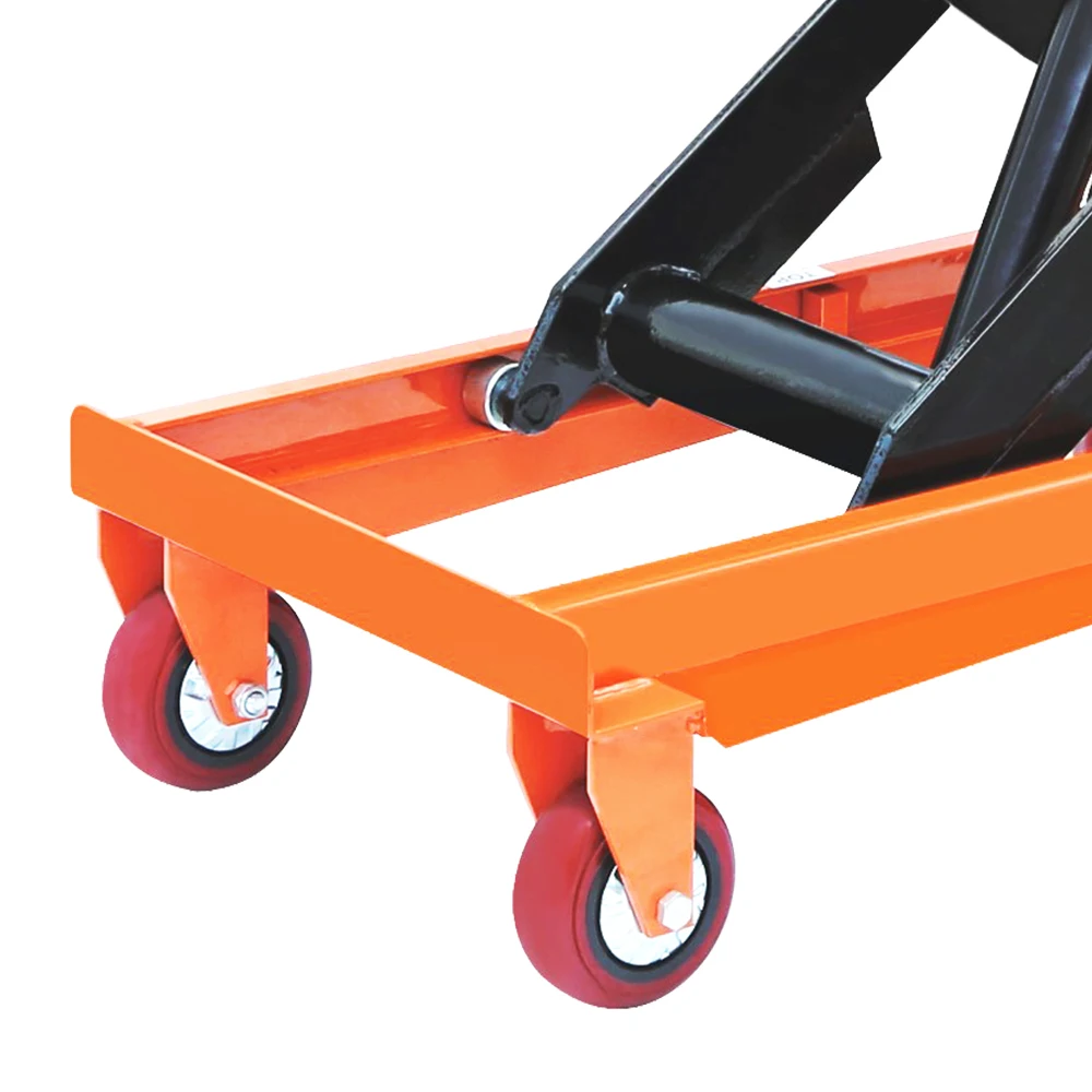 Mobile 500kg small hand hydraulic lifting platform trolley lift tables
