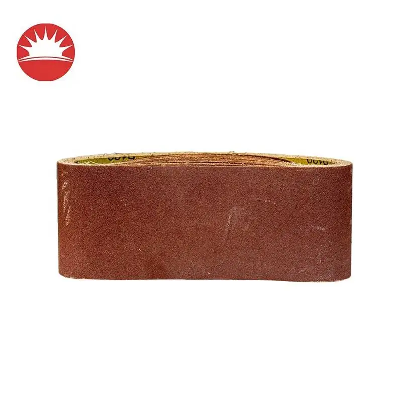 High Performance The Most Affordable Price Popularity Red Aluminium Oxide Paper Belt For Wood Metal Polishing Sanding Belt