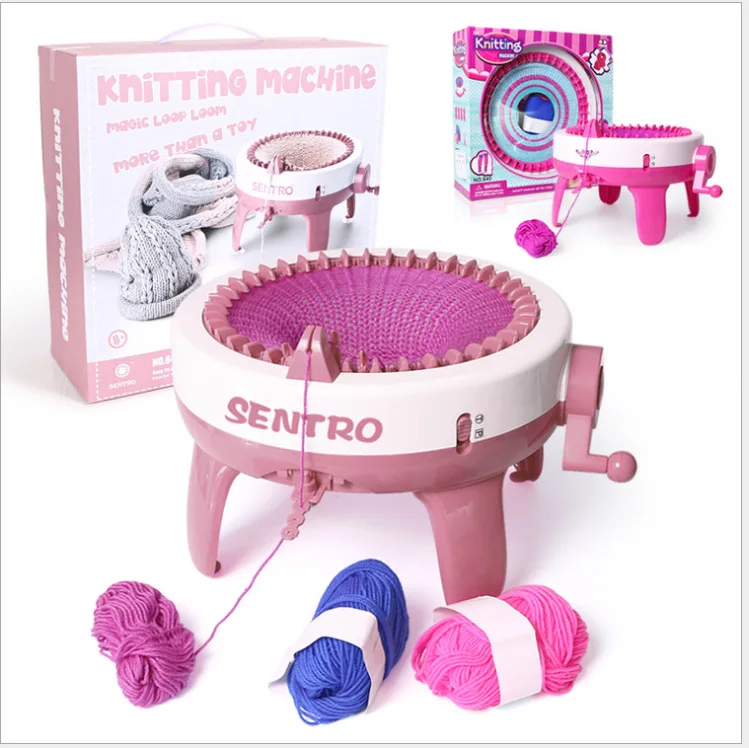 Wholesale  Popular 22 Needle Knitting Machine Knitting Loom Set Round Weaving Loom for Kids Hat Sock Scarf Loom
