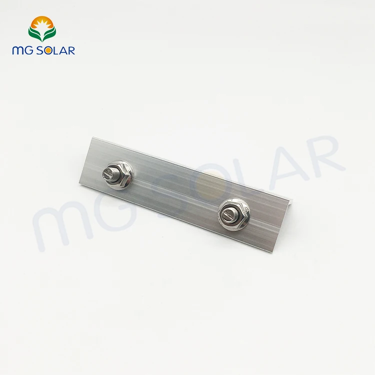 Solar System Rail Connector Aluminum Splice for Roof Rail Mount Connector Series