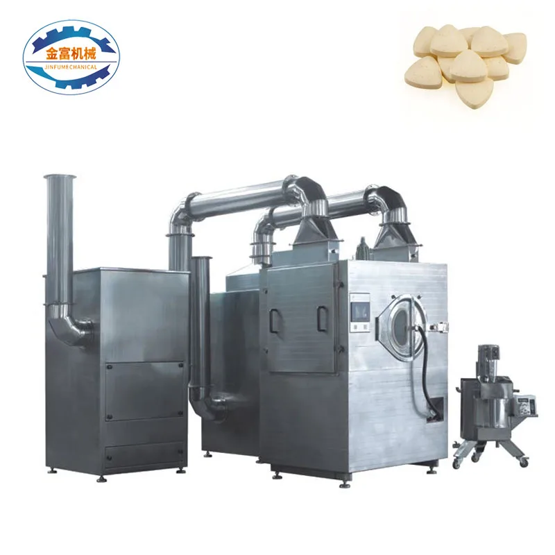 Full Automatic Factory Price Capsule Tablet Chocolate Bean Peanut Sugar Coating Machine