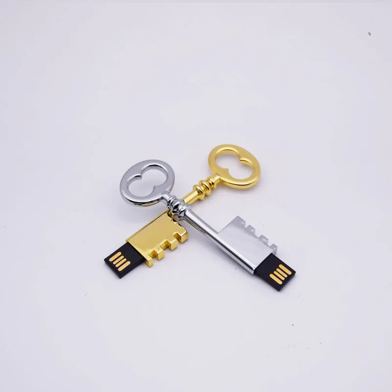 Высокое качество Новинка ключ USB флэш-накопитель в форме классический мини металлический флэш-накопитель USB в ретро-стиле в форме ключа memory stick