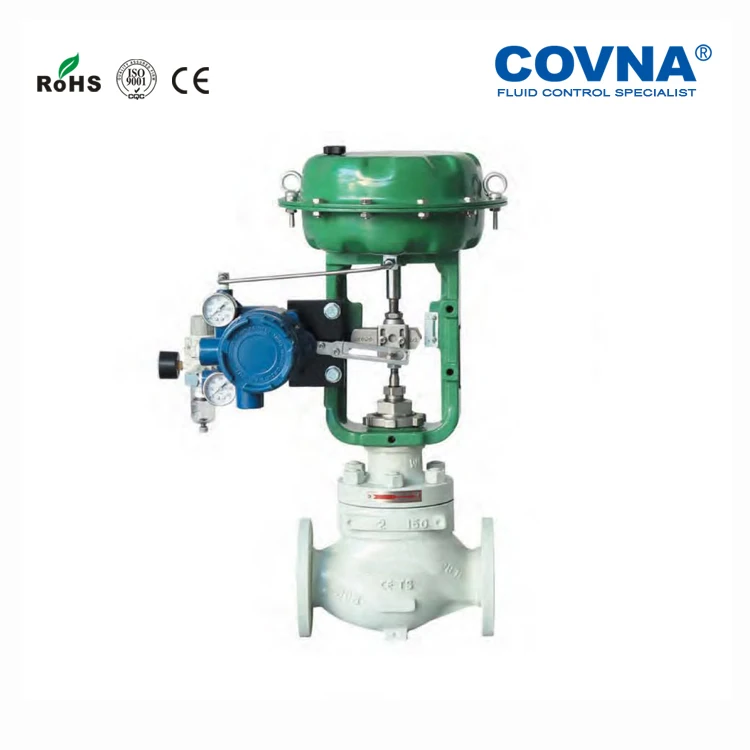 Covna Manufacturer Pneumatic Water Steam Globe Valve Pneumatic Diaphragm Control Valve Pneumatic Globe Valve On Selling