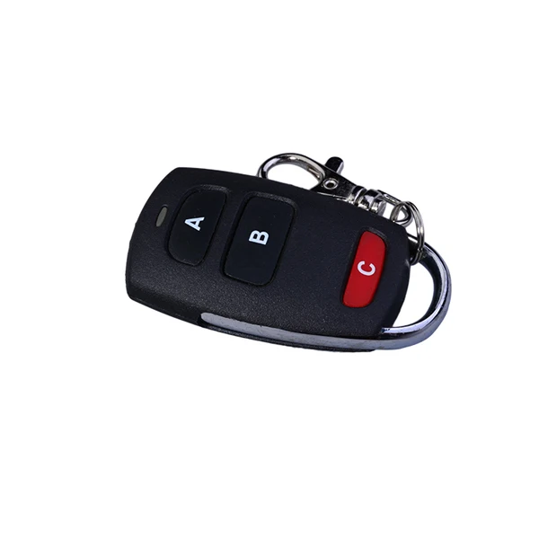 433MHz 4 Channel RF Controller ABCD 4 Buttons RF 4CH Electric Gate Garage Door Remote Control Duplicator