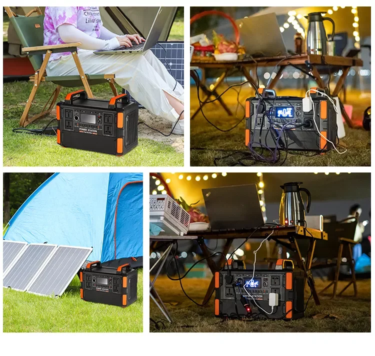 Portable Solar Generator Station lifepo4 1000 Watts 2000w 1048Wh Battery Energy Storage Power Station for Camping