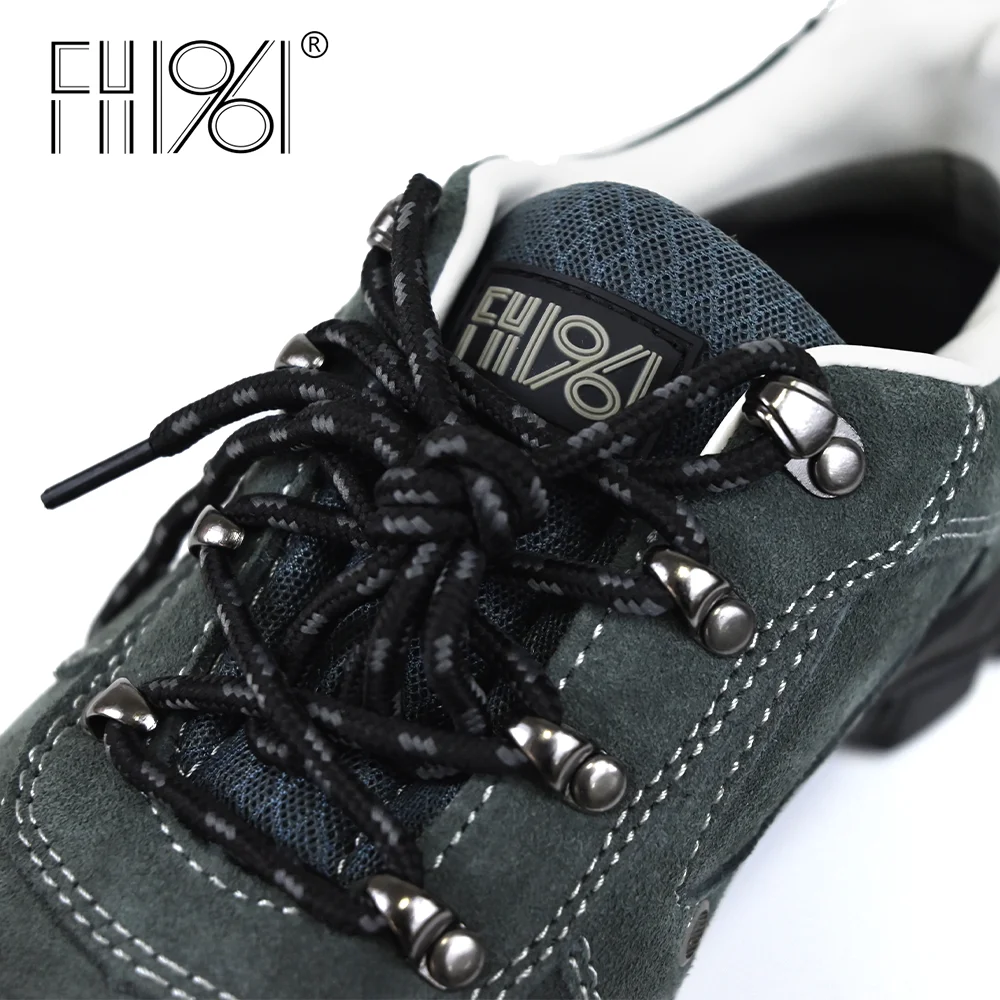 FH1961 Wholesale leather upper rubber outsole safety boots anti-slip anti-puncture customizable
