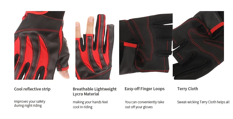  High quality Cut Fingers Flexible Great for Photography Fly Fishing