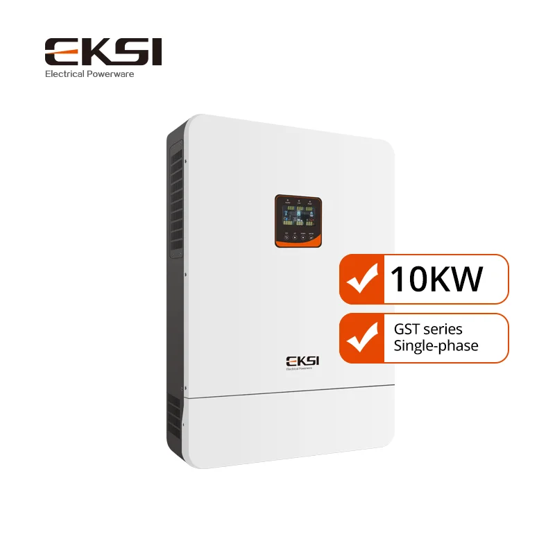 10kva Гибридный Инвертор солнечной энергии 10kw однофазный полный выключенный Солнечный инвертор