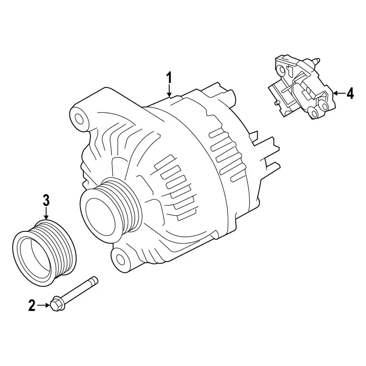 Запчасти для автомобилей BBmart, генератор переменного тока для Mercedes Benz OE 6461541102 646 154 11 02
