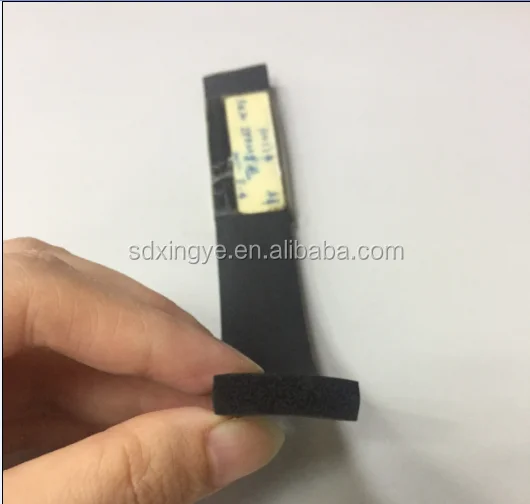  Прямая продажа от производителя квадратная продолговатая плоская вспененная силиконовая резиновая Мягкая уплотнительная лента для окна