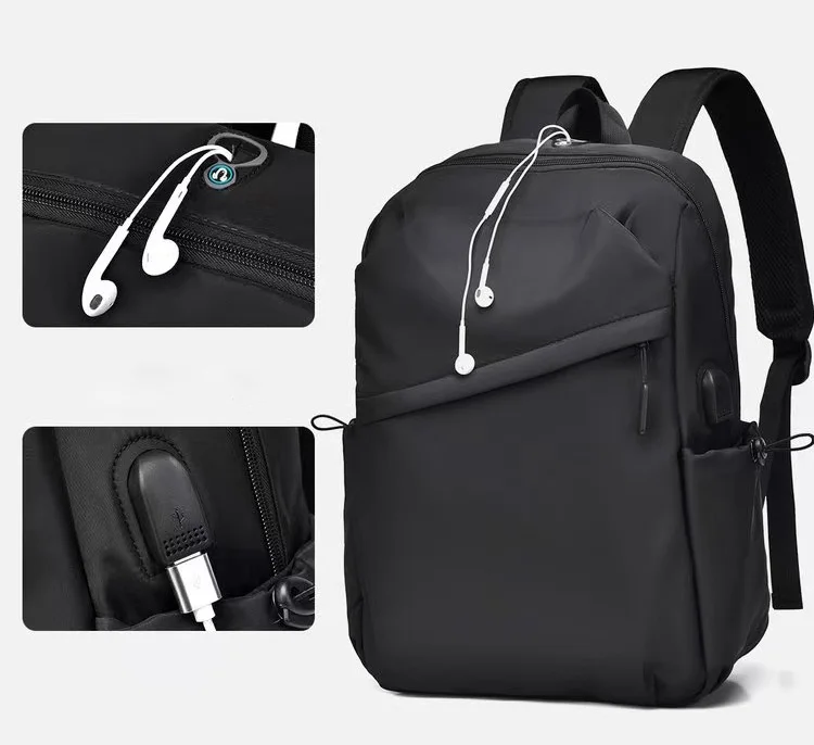 Wholesale backpack Best selling Waterproof backpack travel bags with USB Charging with headphone jack