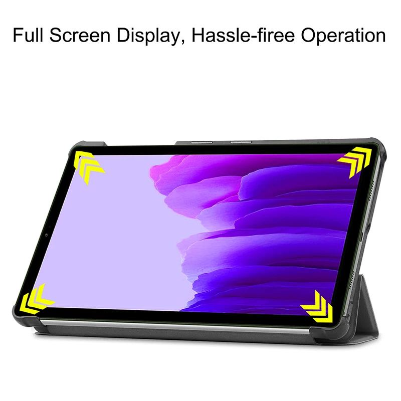  Новый продукт чехол для планшета тройного сложения из полиуретана Samsung Galaxy Tab A7 Lite 8 7 T220