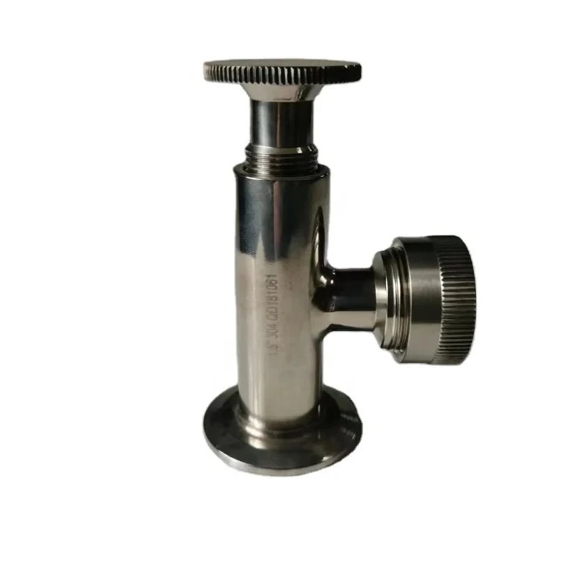 SANTHAI SS304/316L Wine&Beverage&Dairy&Dood&Biomedicine Industry Applicable Sanitary Clamped three-way Level Gauge