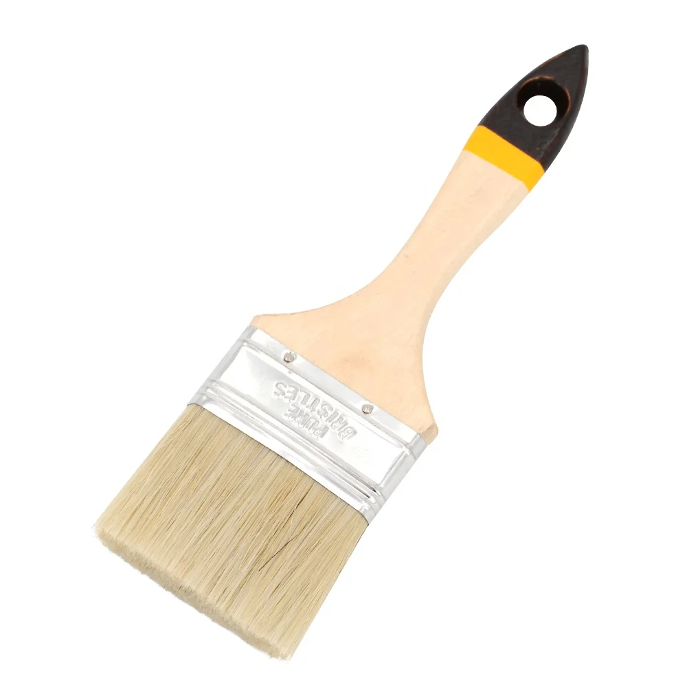  Special Offer pig hair painting brush Chinese bristles flat