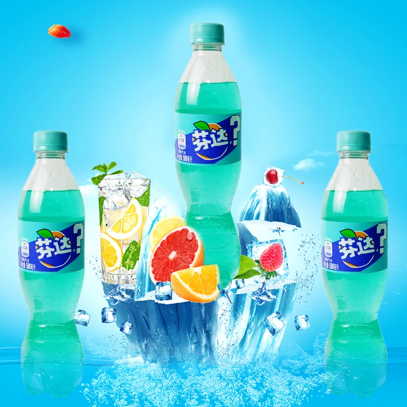 Фанта Сода Жасмин персик ананас персик виноград арбуз яблоко мульти-ароматный напиток