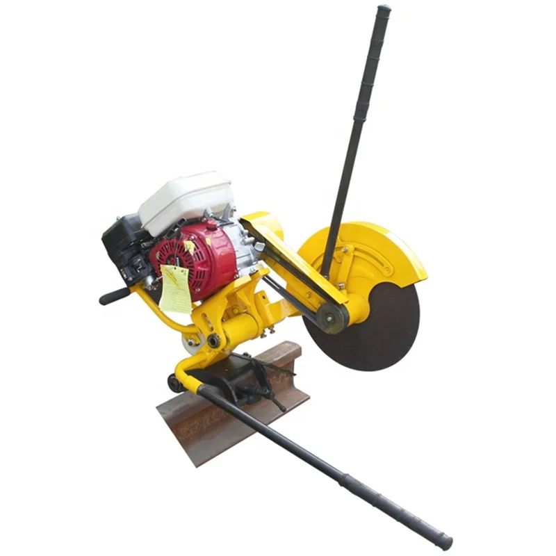 Gasoline-Powered Internal Combustion Rail Cutter Petrol Disc Saw Tracks Railway Cutting Machine