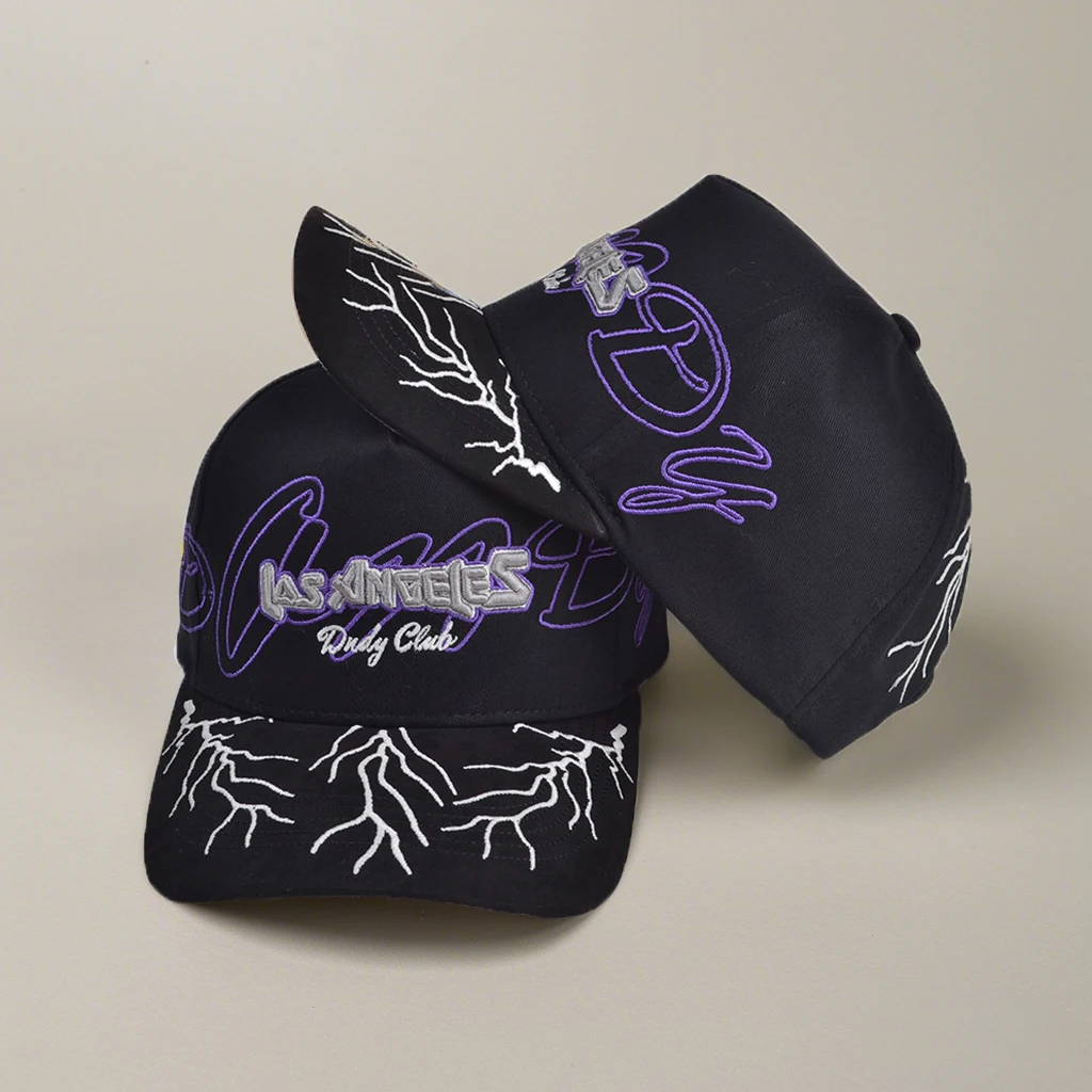 Бейсболка в стиле хип-хоп с 3D-вышивкой