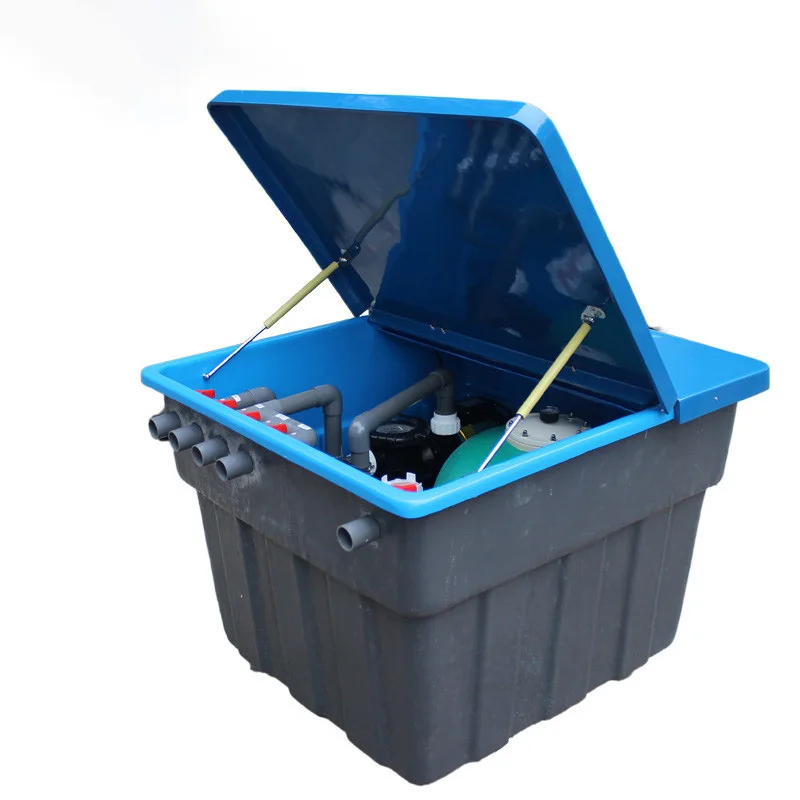 Swimming pool integrated filter buried machine  sand tank  pool water pump water treatment disinfection and cleaning equipment