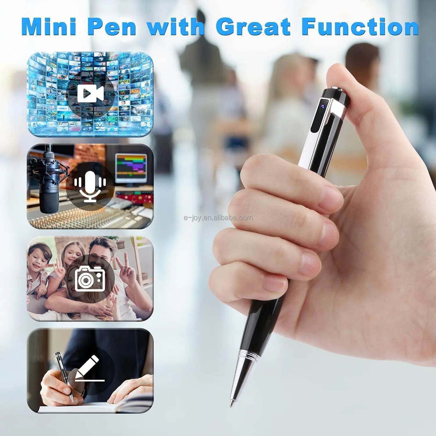 spy hidden pen camera with video and voice record