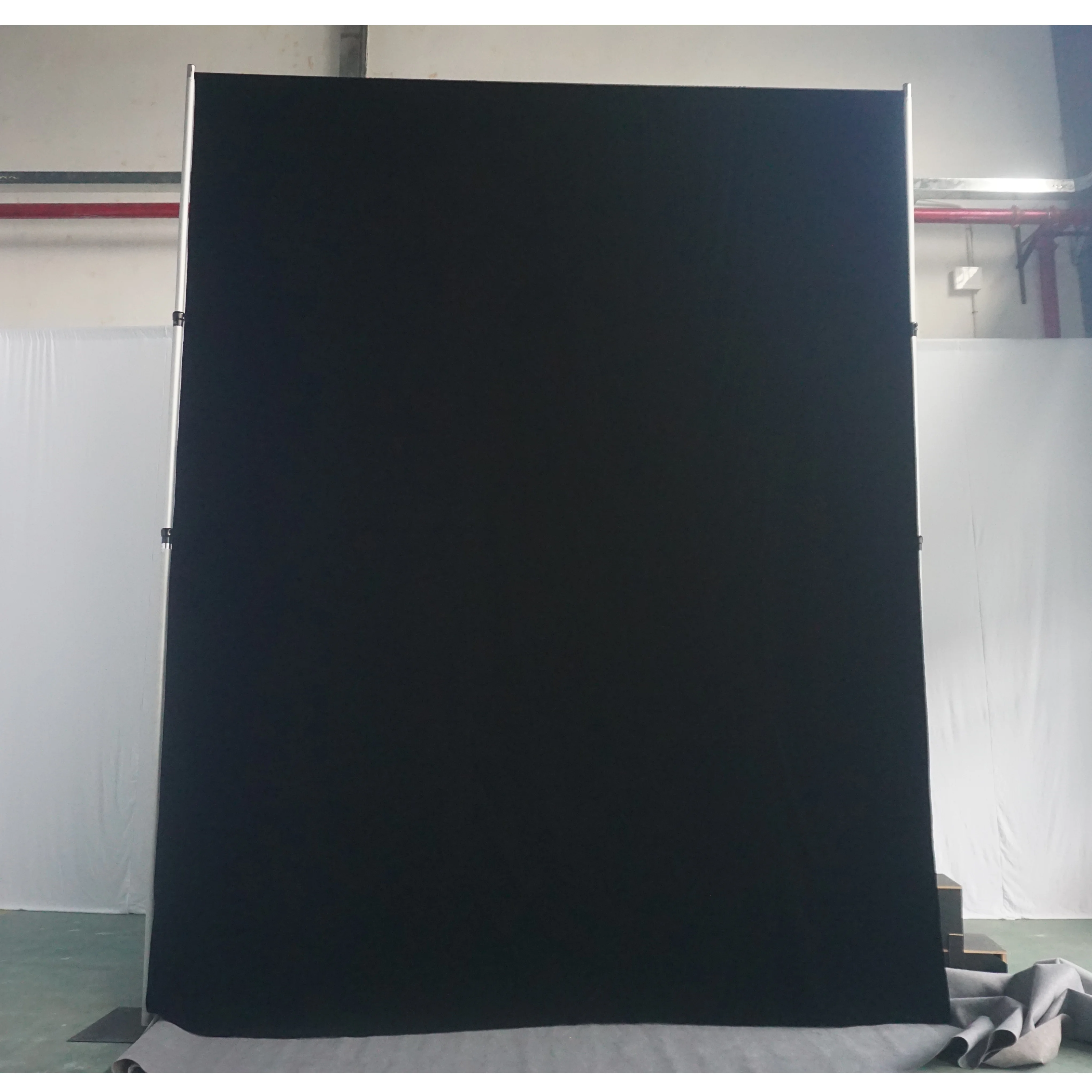 Aluminum telescopic wedding backdrop pipe and drape and draping fabric for weddings