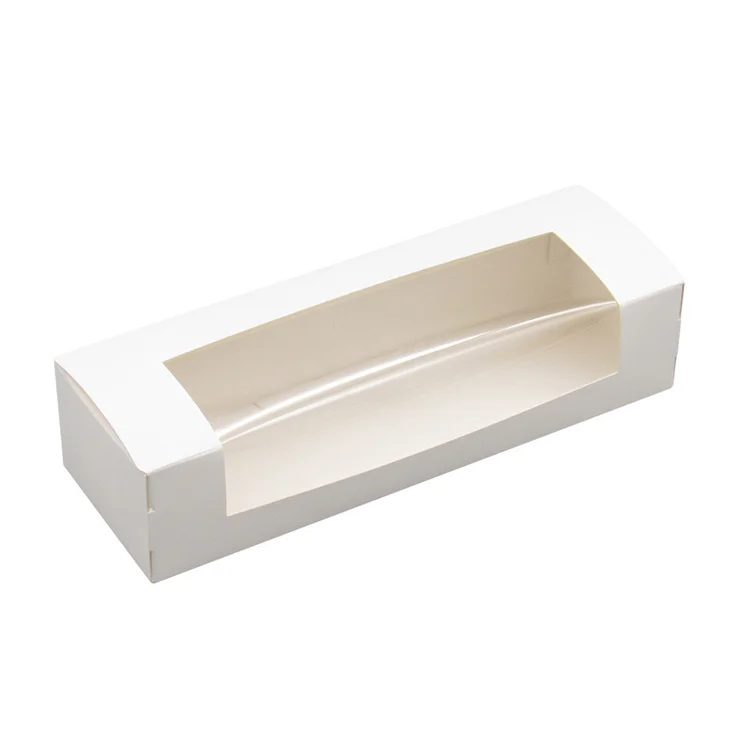 Wholesale Biscuit Cookie Box Cake Shop Dim sum Packing Box Kraft paper  Rectangular Packing Box  for cake