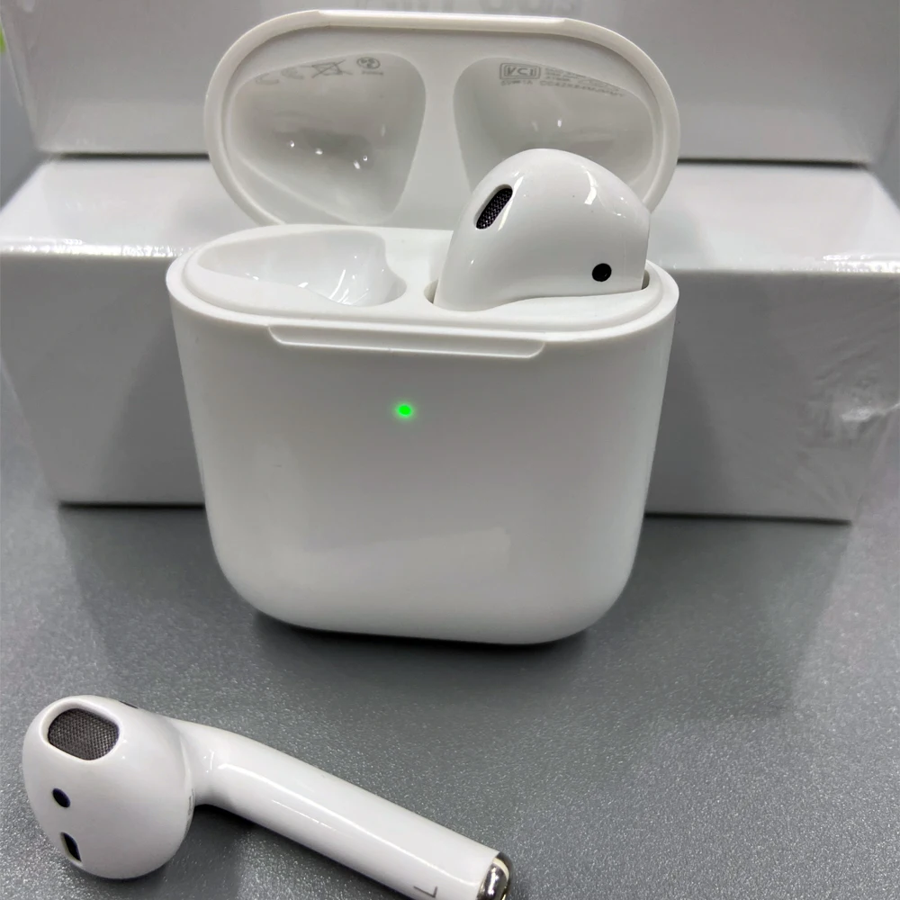 Прямая поставка air2 TWS 1:1 Apple Airpods 2 беспроводные зарядные наушники-вкладыши для iphone ipad gen 2 с GPS переименованием для airpods