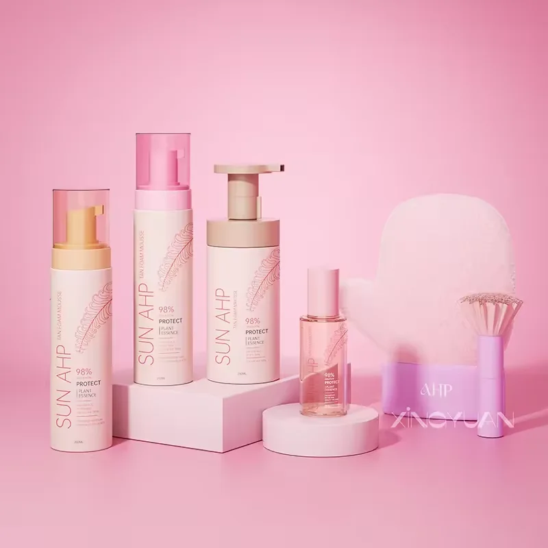 pet plastic Soap Dispenser Foam Pump tan Bottle 150ml 200ml 250ml 300ml facial cleanser foaming washing cosmetic Hand Sanitizer