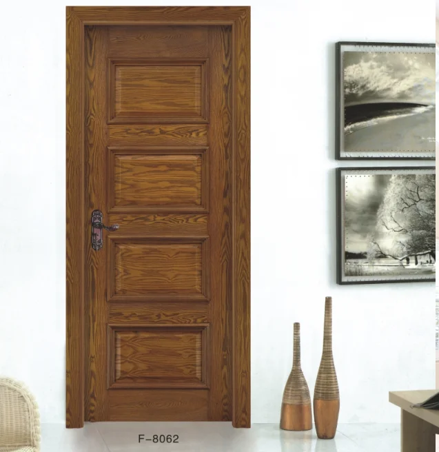 Design Interior Doors Mdf Wooden Painted Pre Hung Fire for single double swing slide customized pocket door corn door