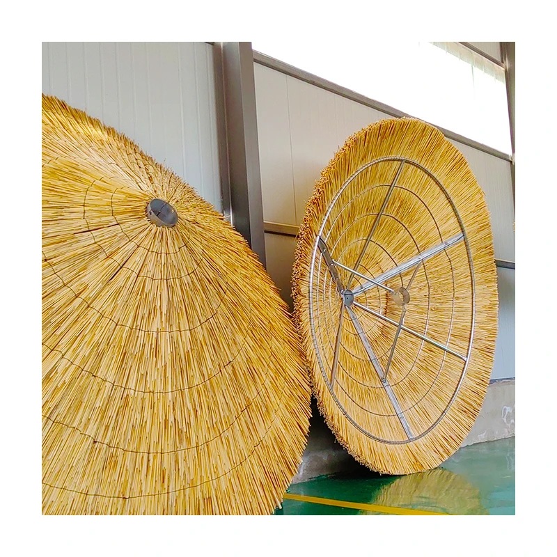 Natural Cape Reed Outdoor Pavilion Hawaiian Style Landscape Decoration Beach Reed Umbrella Resort Decoration Beach Umbrella