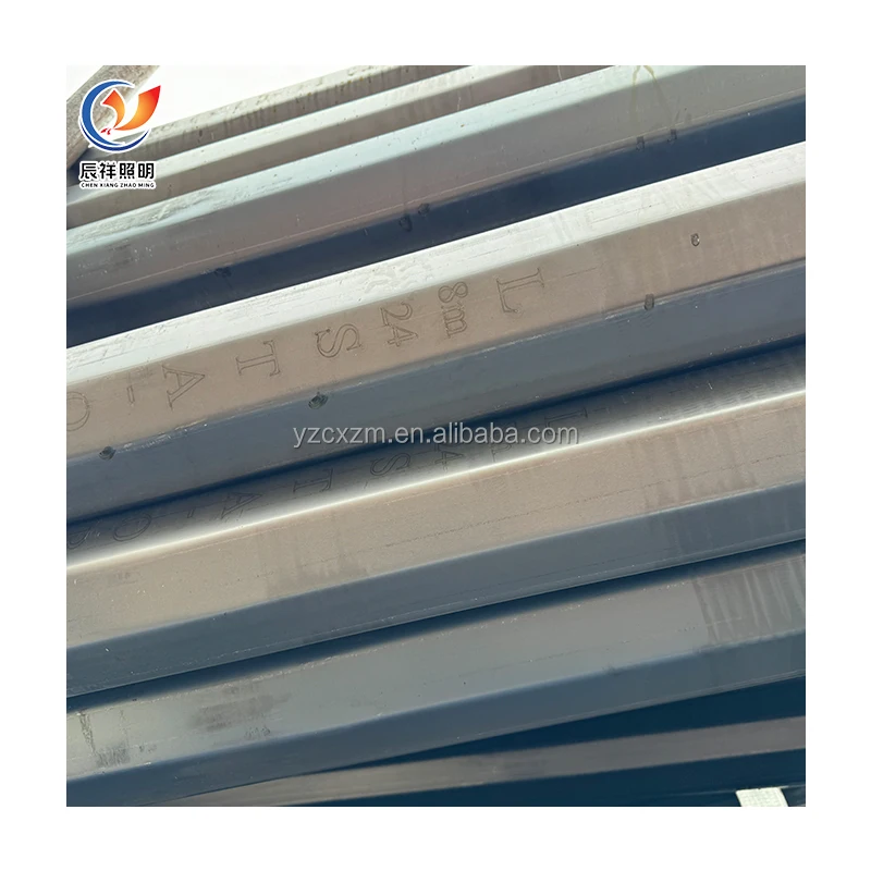 Cheap price 8 meter height aluminum iron galvanized outdoor highway street light pole