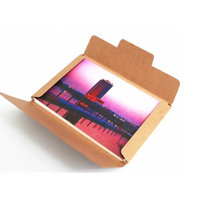 Well Designed Custom Printing Greeting Card Kraft Paper Post Card Packaging Box