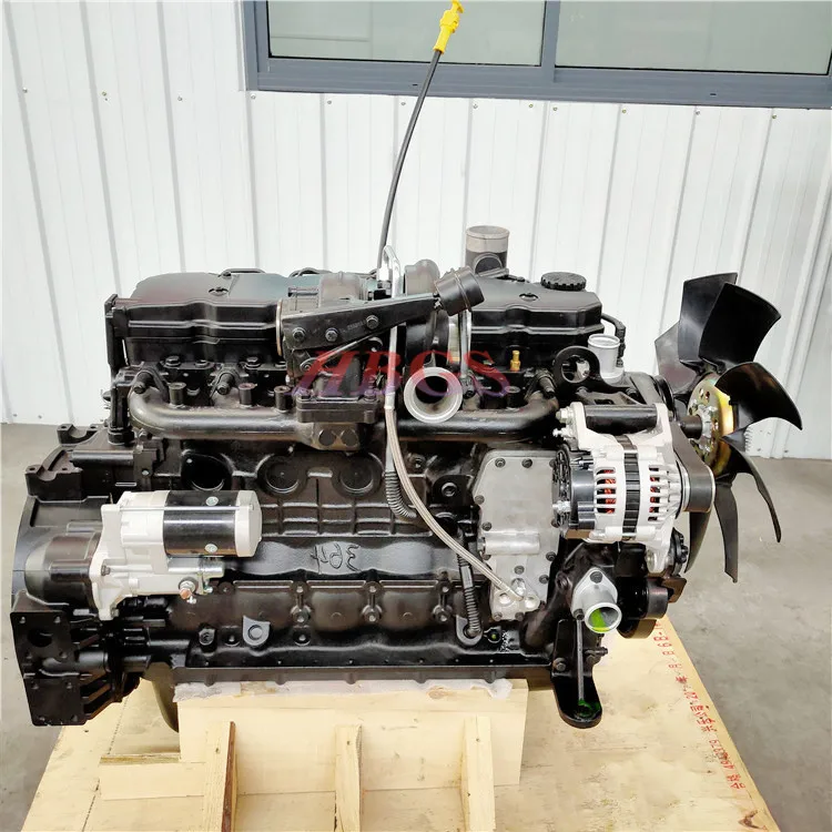 6-cylinder 4-stroke turbocharged aftercooling mechanical diesel engine assembly QSB6.7