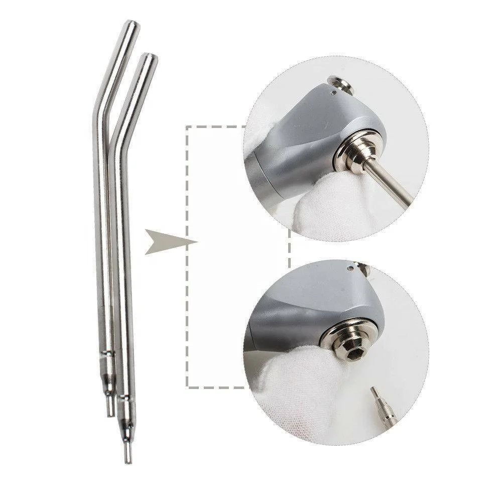 Hot Sale ! Dental Air Water Spray Triple 3 Way Syringe Handpiece with 2 Nozzles/Tips/Tubes