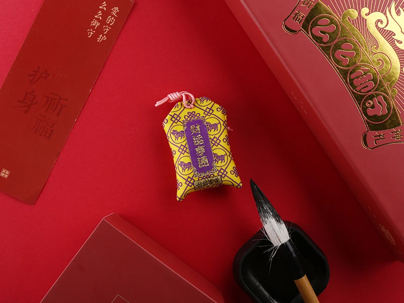 2022 chinese new year sachet omamori attract money talisman amulet