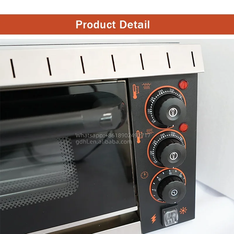 Professional home use 20l portable table top electrical pizza oven for sale