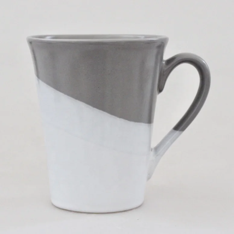 Hot sales custom Half glaze effect Ceramic Mug Stoneware Promotion Custom mug