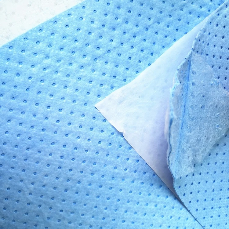 Высокоабсорбирующий ламинированный нетканый материал из мелтблауна SMPE для хирургических занавесок, укрепляющий лист