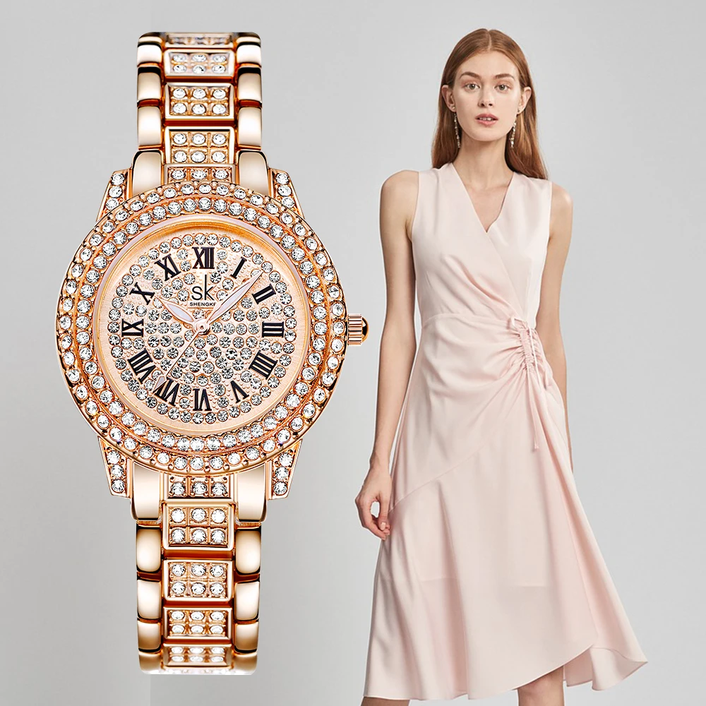 Fashion Luxury for Lady Diamond Decoration Watches on Sale