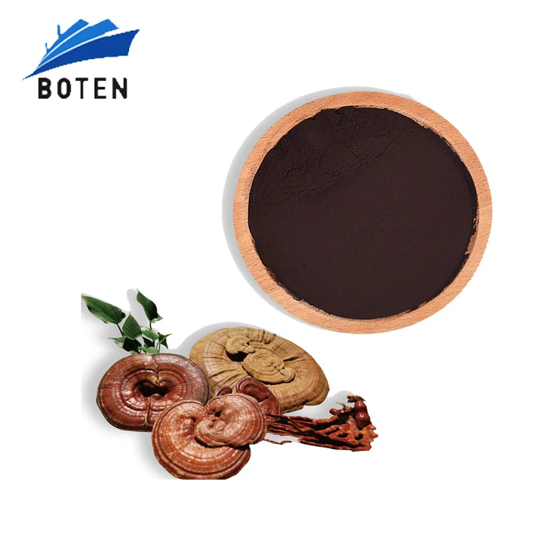 Factory 100% Pure Organic 10% 20% 30% 40% 50% Polysaccharide Ganoderma Lucidum Reishi Mushroom Extract mushroom powder
