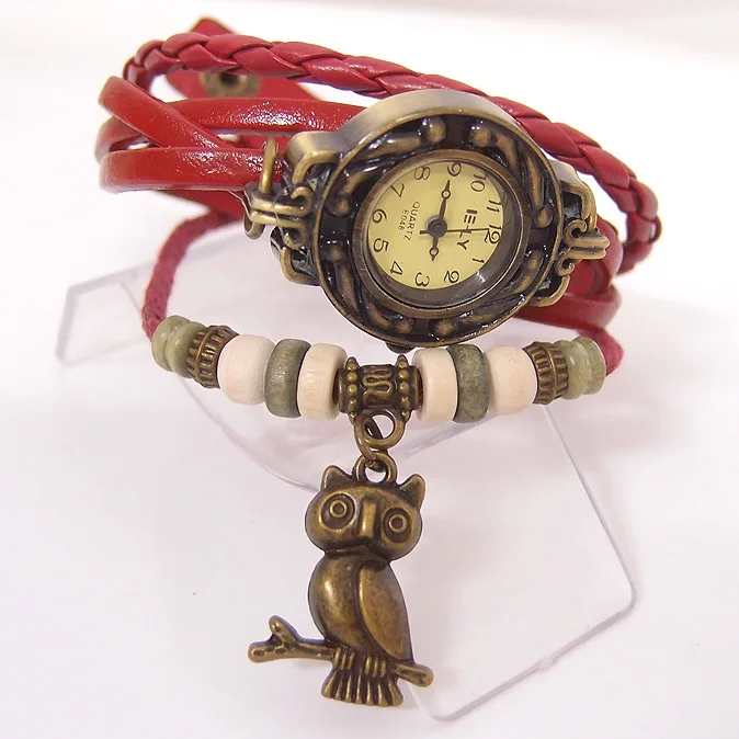 Luxury Brand Leather Quartz Watch Women Ladies Casual Fashion Vintage Bracelet Wrist Watch relogio feminino female