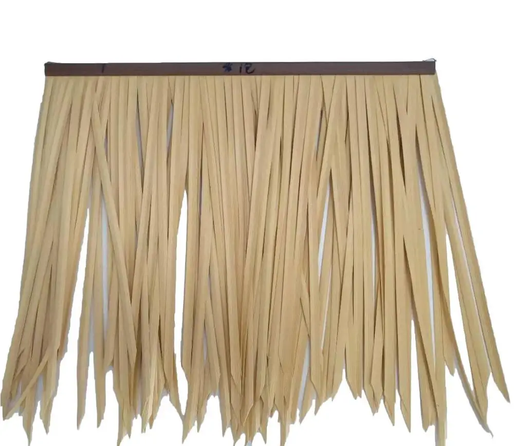 
High quality plastic roof thatching reed synthetic artificial palm thatch 