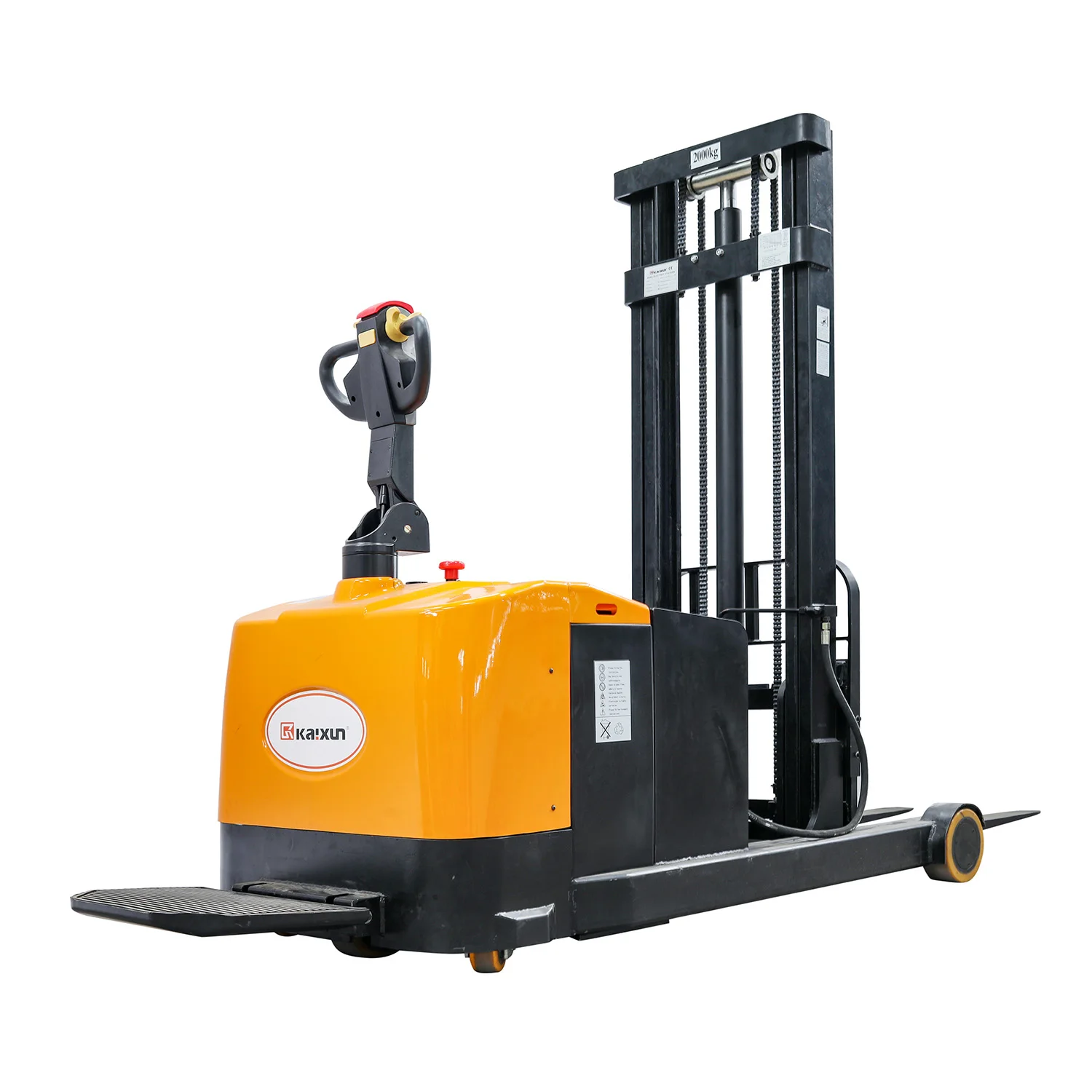 Steering Motor 2 Ton Automatic Steering Motor Full Electric Battery Powered Reach Pallet Stacker